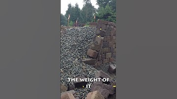 Don’t forget these 2 things for your retaining wall! #olmlandscape