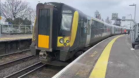 SWR class 444 035 leaving Poole