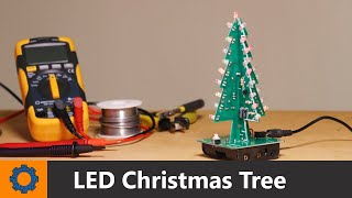 Kit Build - LED Christmas Tree Resimi