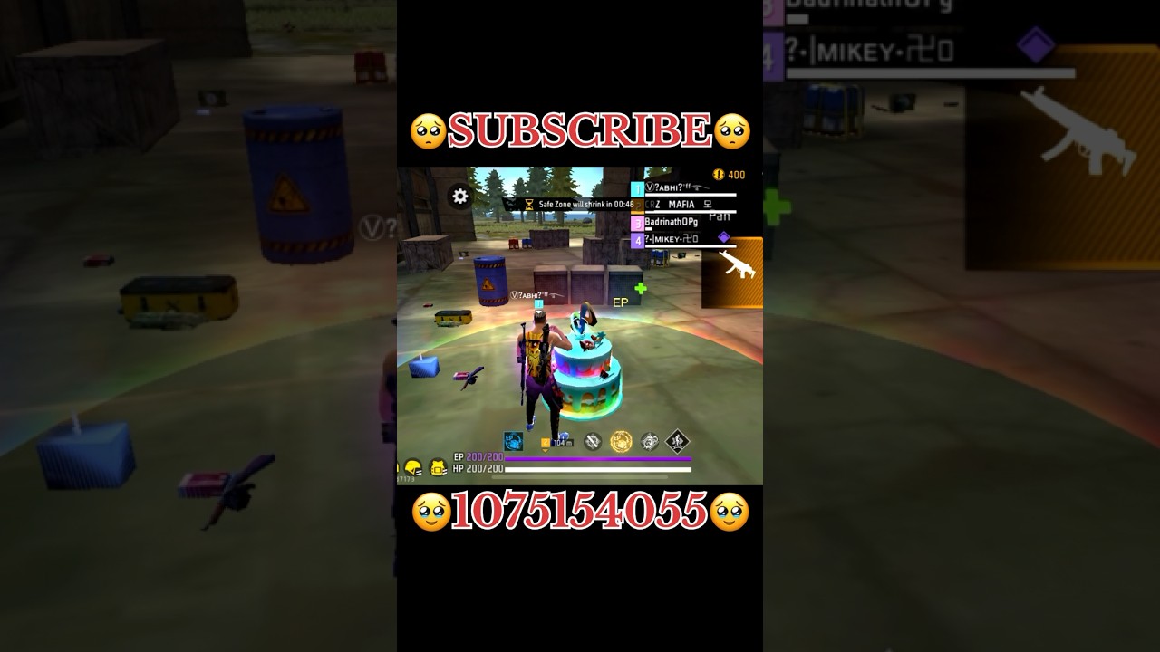 8th Anniversary Cake Ability 🔥 Free Fire 8th Anniversary 