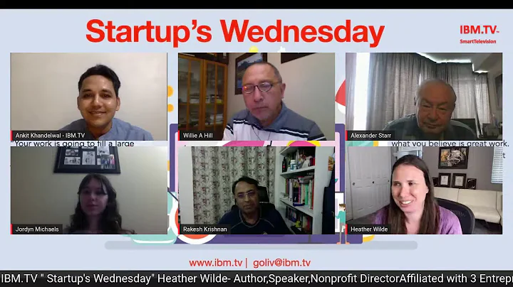 IBM.TV 10 June 2020 " Startup's Wednesday" Heather...