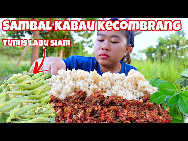 MASAKAN SEDERHANA ‼️ TUMISAN LABU SIAM CAMPUR TELUR, SAMBAL KABAU KECOMBRANG‼️ class=