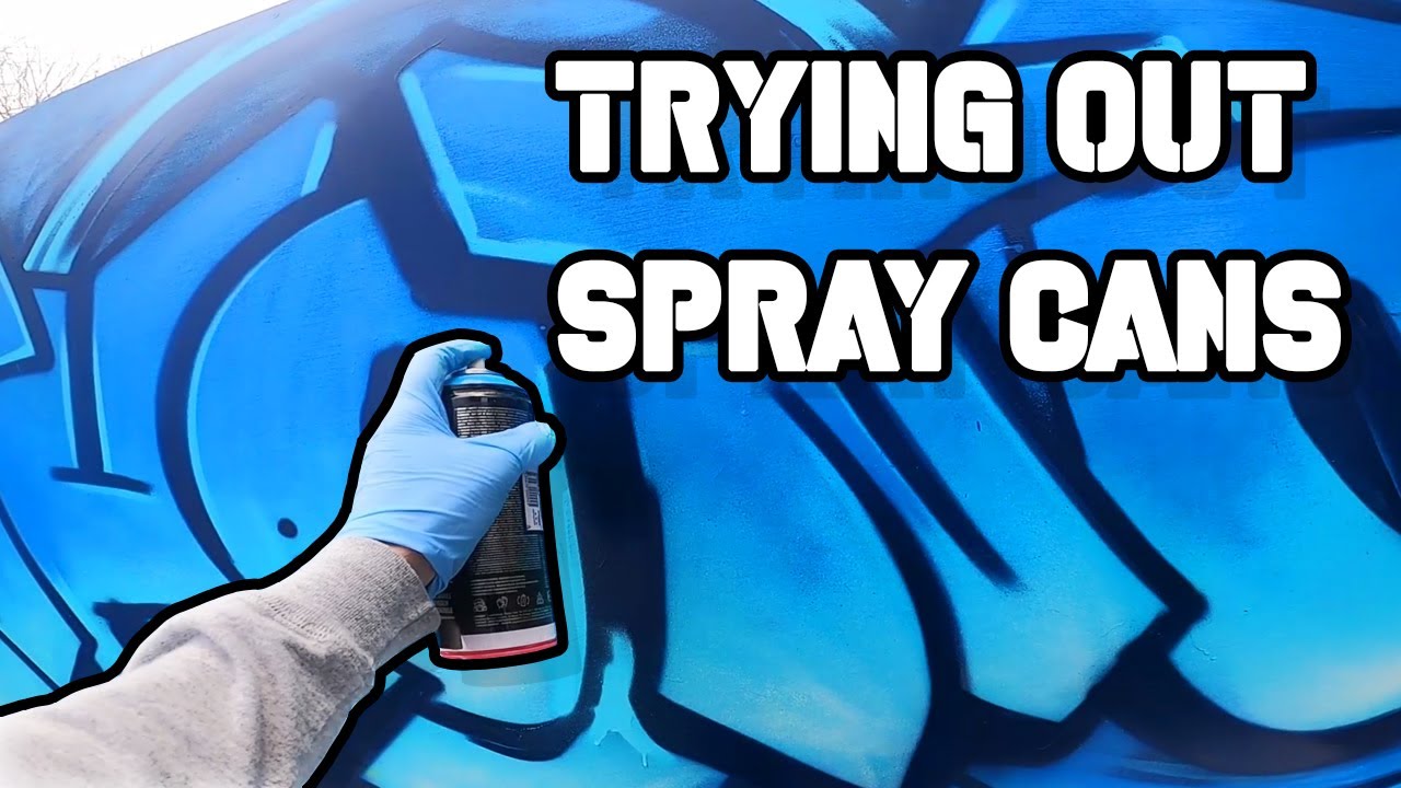 Trying out spray cans as a professional airbrush artist YouTube