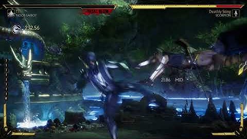 Noob Saibot 40% MIDSCREEN 1 Bar Optimal (No Jump In)