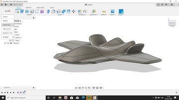 Fusion 360: making a model of a small plane.