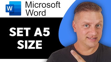 How to Set A5 Size in Word | Word Tutorial 2025