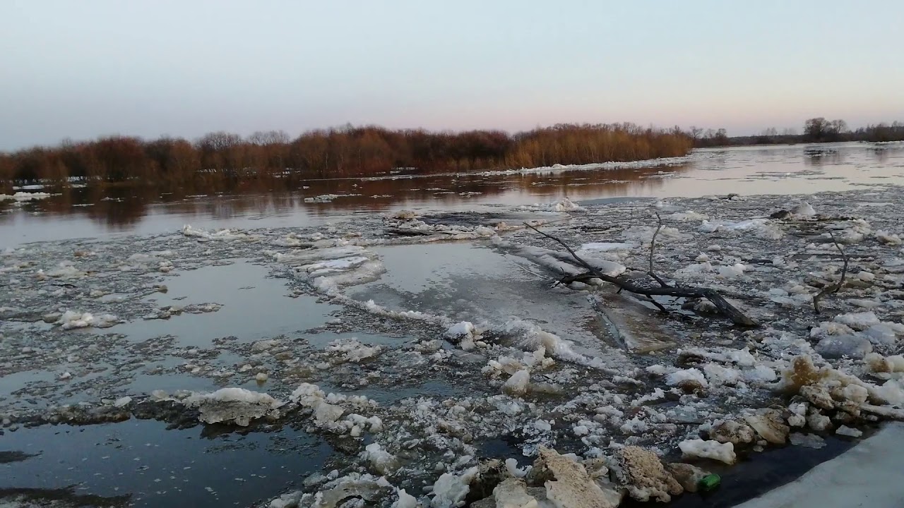 Подъем воды в клязьме