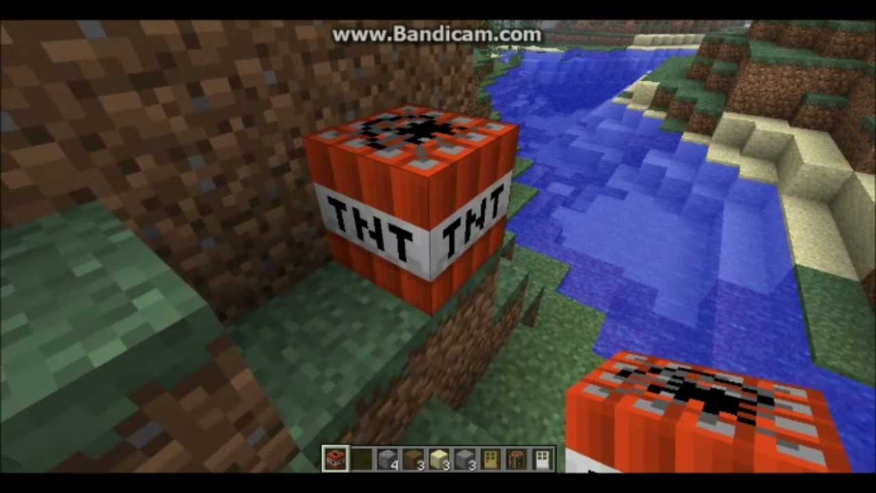 How To Make TNT/bombs/explosions - Minecraft - YouTube