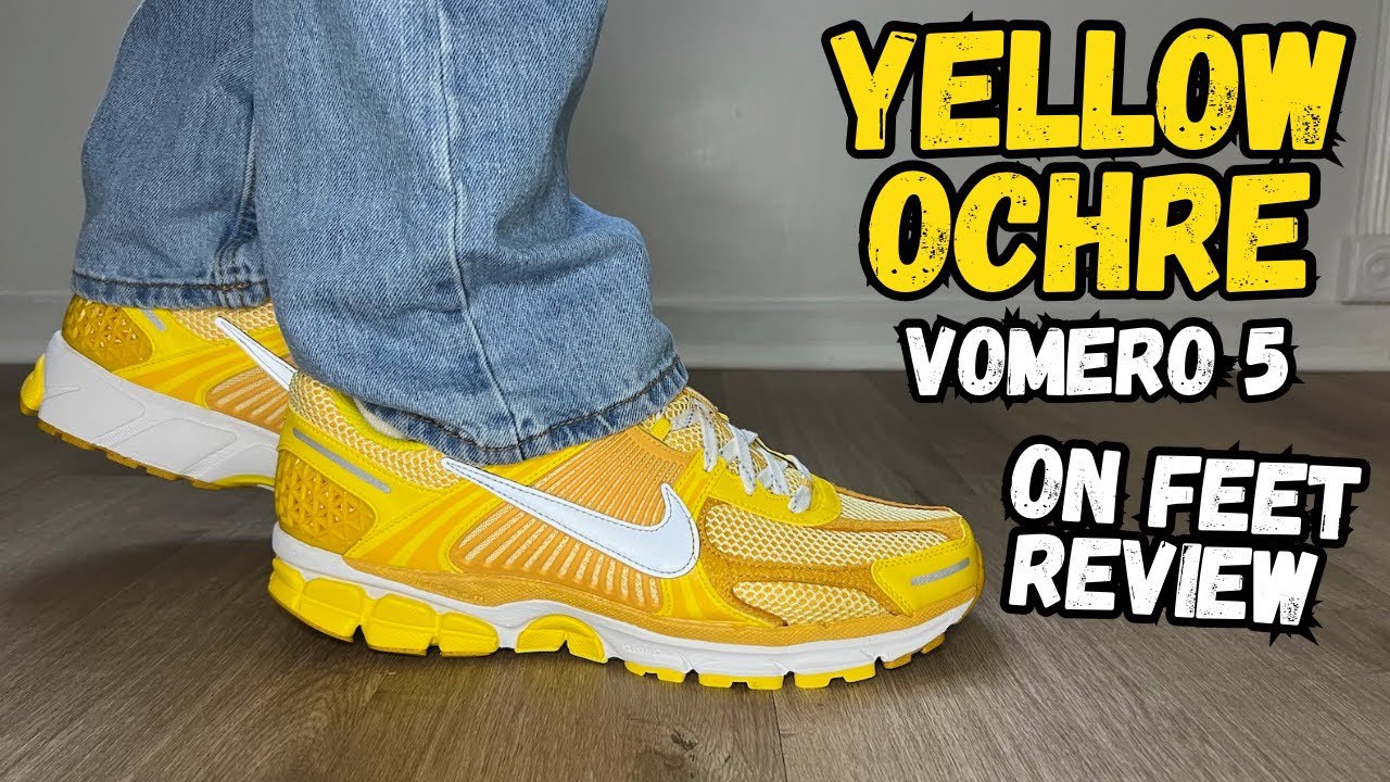 NEW WAVE!? Nike Zoom Vomero 5 Yellow Ochre Review & On Feet! - YouTube