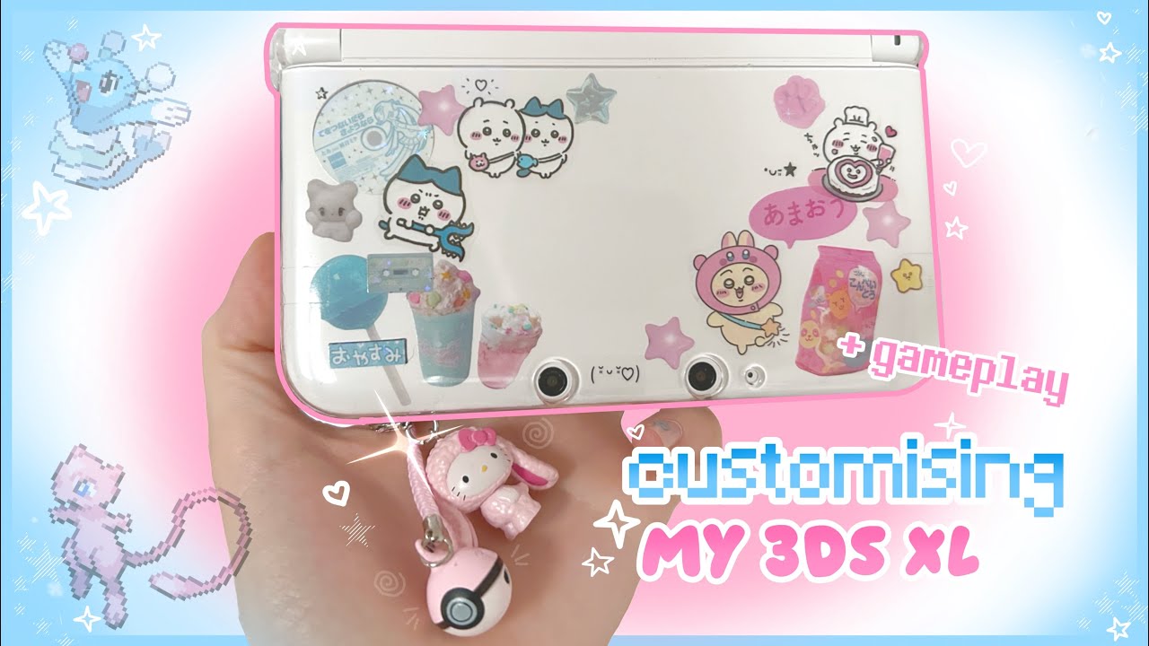 Customising / Decorating MY White 3DS XL - Game/ Theme Tour