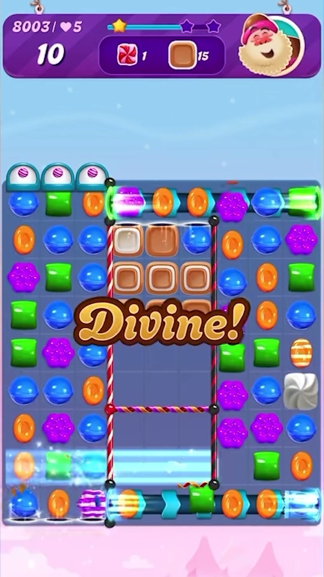 Candy Crush level 8003 - YouTube