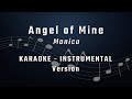 ANGEL OF MINE - FULL BAND KARAOKE - INSTRUMENTAL - MONICA