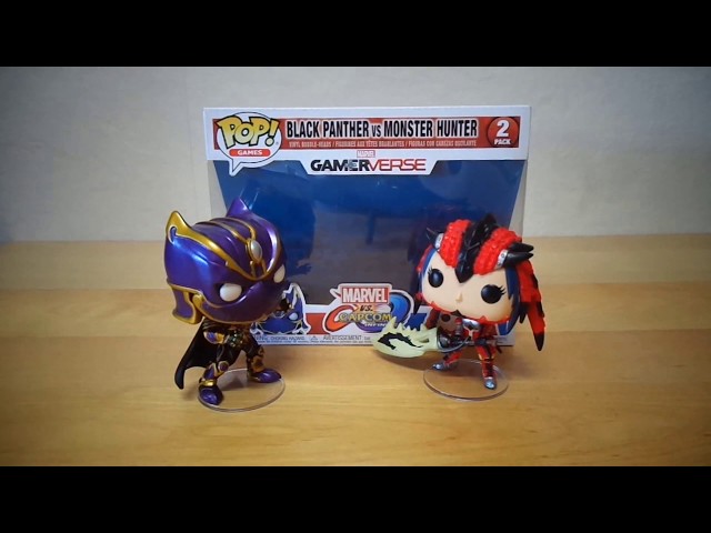 Funko POP「マーベル VS. カプコン」ブラックパンサーvs リオレウス Funko Pop! Games: Marvel Vs Capcom - Black Panther Vs