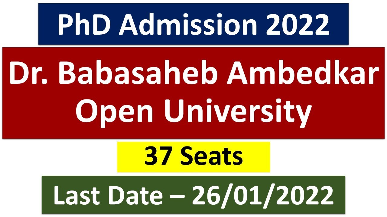 open university phd admission 2022