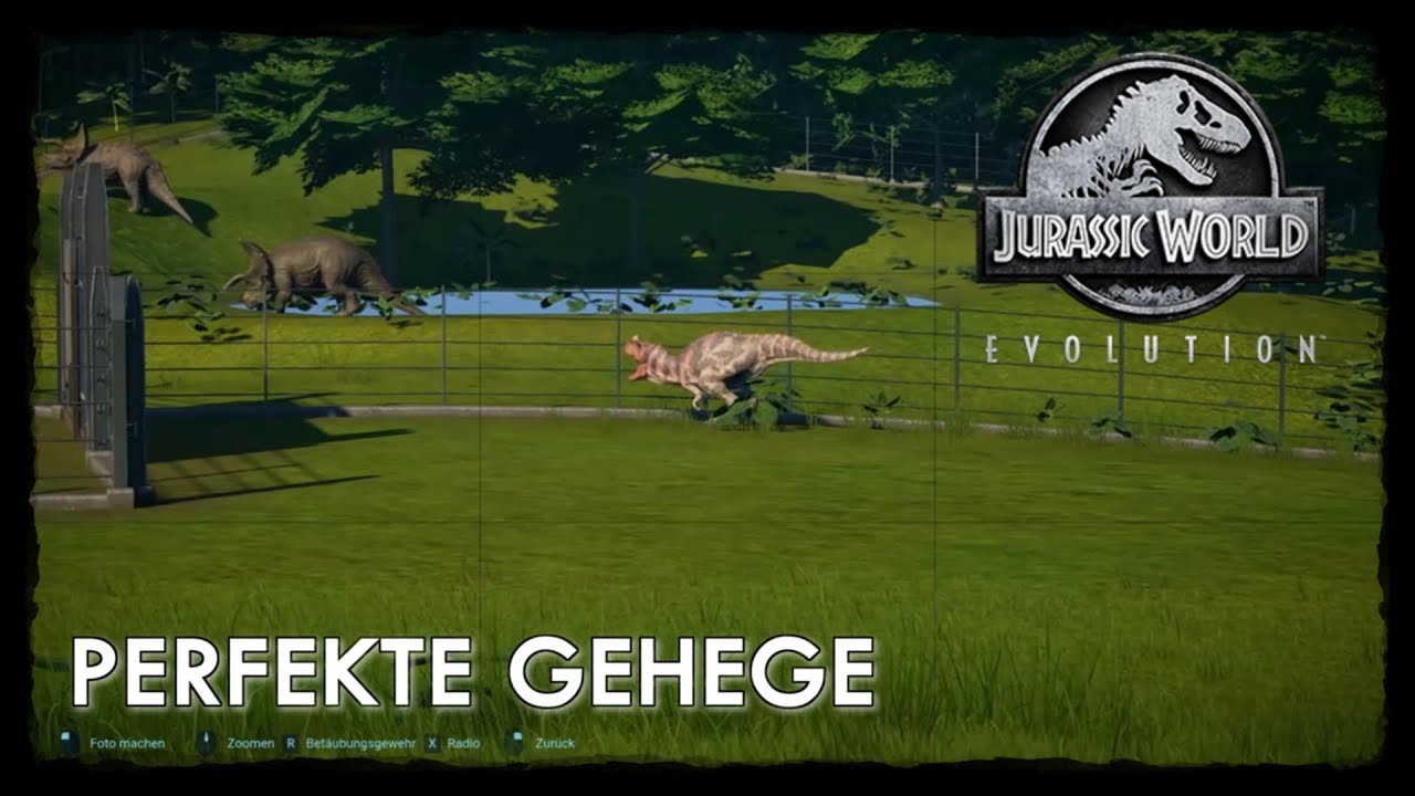 Jurassic World Evolution #3 - Das Pefekte Gehege Bauen | Trike Armee ...