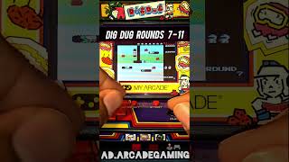Dig Dug ☆ Rounds 7-11 - My Arcade Micro Player screenshot 3
