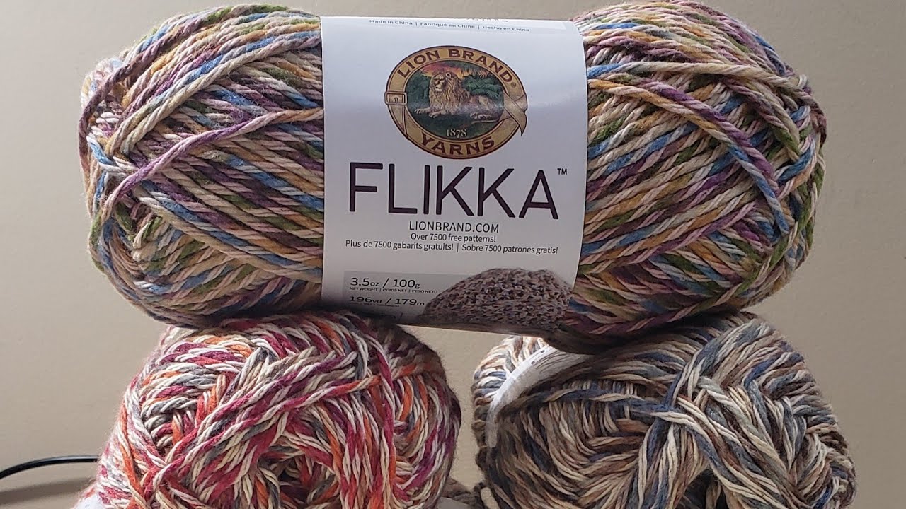 Lion Brand FLIKKA vs Comfy Cotton Blend Yarn. Are they the same?