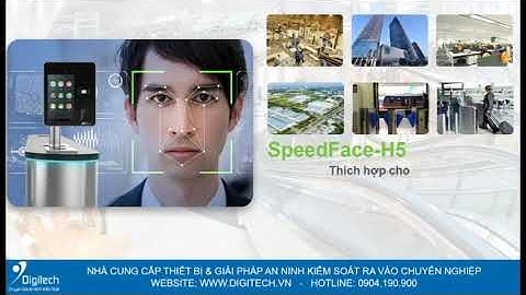 Phân phối Máy chấm công khuôn mặt ZKTECO SpeedFace-H5