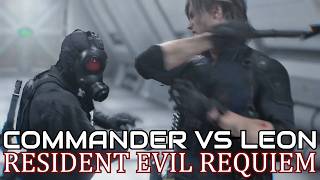 Resident Evil Requiem - Leon Vs The Commander (Hunk?)