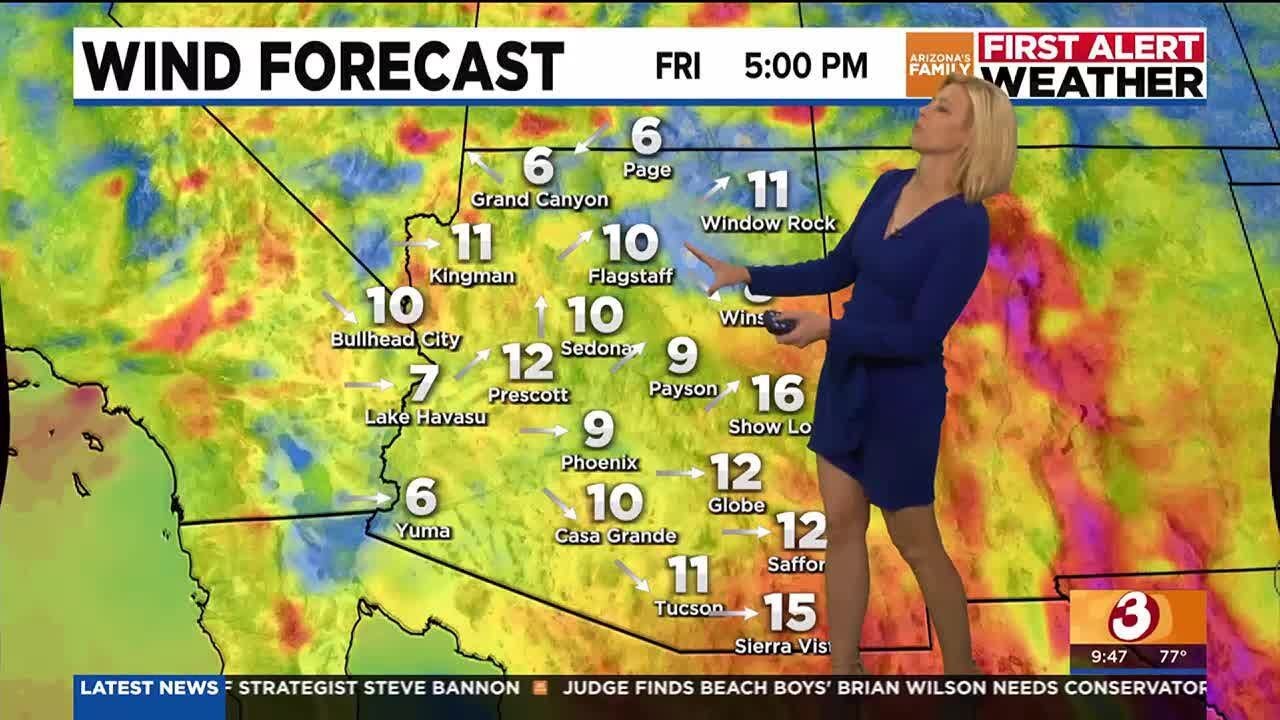 Breezy weekend in store for Phoenix - YouTube
