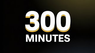 300 Minute Timer ⏱️ | 5 Hour Countdown Timer with Alarm | Study • Sleep • Focus