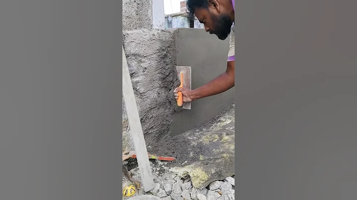 Cement plaster methods 👍#construction #shortsfeed #satisfying #shorts #cement #plaster