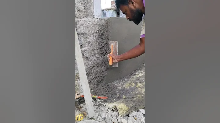 Cement plaster methods 👍#construction #shortsfeed #satisfying #shorts #cement #plaster
