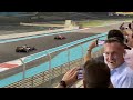 Live from stands max verstappen overtake on lewis hamilton f1 abu dhabi yas marina