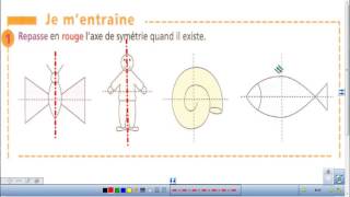 Symétrie CE2 EXERCICES