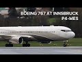 P4-MES 'THE BANDIT' (ROMAN ABRAMOVICH) BOEING 767-300ER AT INNSBRUCK