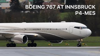 P4-MES 'THE BANDIT' (ROMAN ABRAMOVICH) BOEING 767-300ER AT INNSBRUCK
