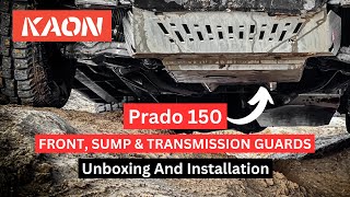 Kaon Front, Sump Transmission Guards 150 Prado Fitting Installation Bash Plates