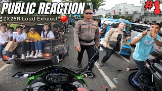 Ninja ZX25R PUBLIC REACTION 😱 | Beautiful Sound #1