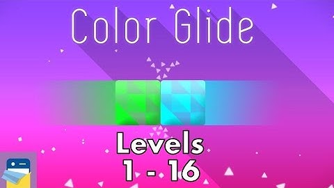 Color Glide - Puzzle Game: Levels 1 - 16 Walkthrough & Gameplay (by T&V Business Ventures, LLC)