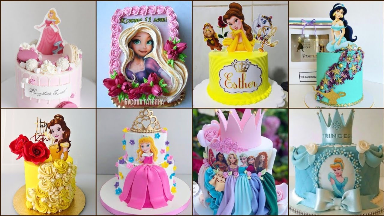 New Disney Princess Cake design ideas 2022 || Amazing Birthday ...