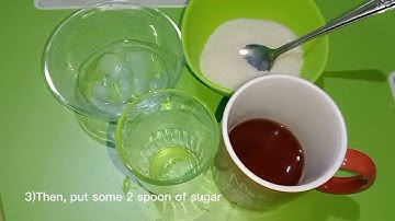 Procedure text | how to make ice tea