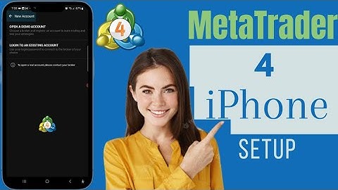 How To Set Up MetaTrader 4 On iPhone | Set Up Forex Account In MetaTrader 4