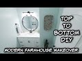 Complete Small Bathroom Renovation  | Dream Home Fixer Upper | INSANELY SATISFYING  Before & After