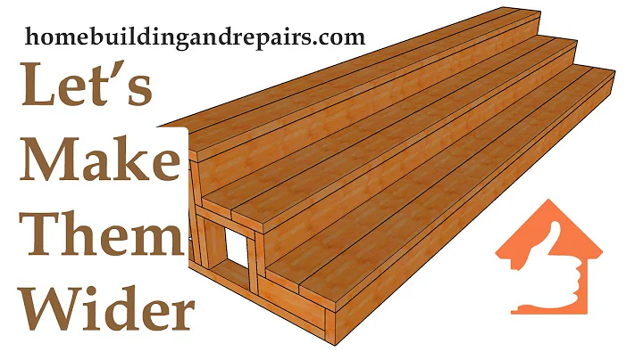 How To Build Wide Stairway With Measurements And Assembly Methods - Construction Tutorials