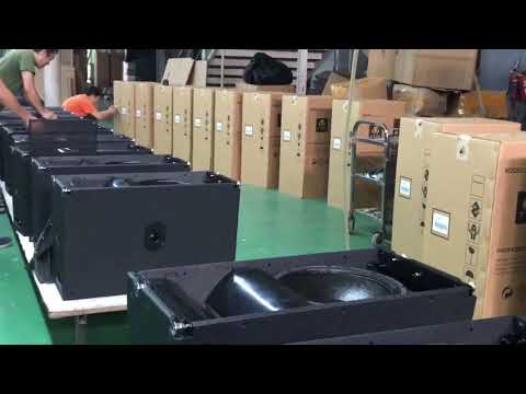 TPA Kiva TP 600 single 12” line array speaker bulk production