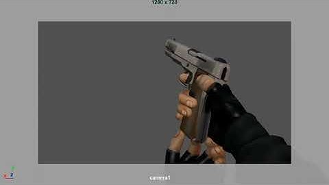 M1911 Pistol First person game animation