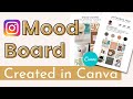 Create an Instagram mood board in Canva