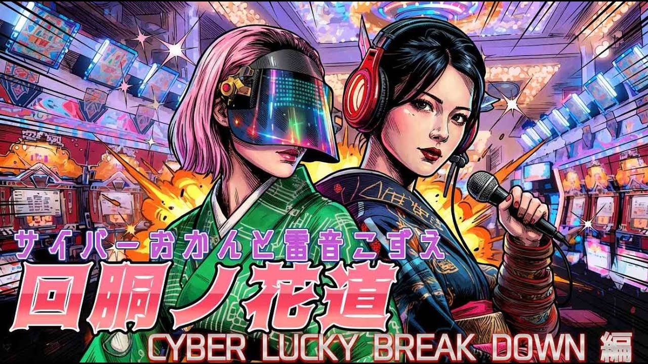 MV】サイバーおかんと雷音こずえ「回胴ノ花道 CYBER LUCKY BREAK DOWN