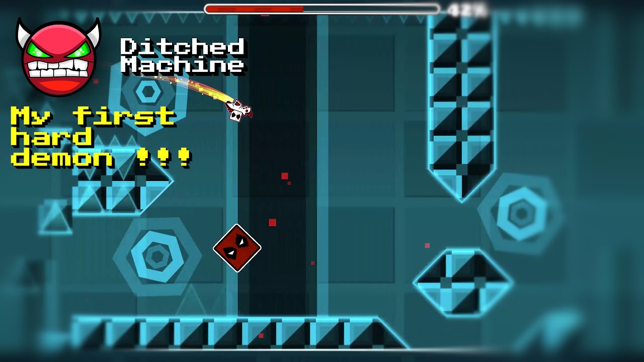 Geometry Dash - Ditched Machine by Jeyzor [Hard Demon] - YouTube