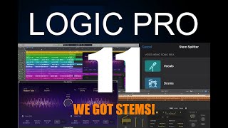LOGIC PRO 11 IS HERE! Stem Separation, Ai Session Players, NEW Saturator Plugin, NEW Instruments