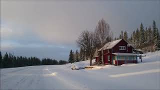 Sweden - pleasing snowy road
