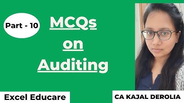 Auditing MCQ | Multiple Choice Questions with Answer | Detailed Explanation | Part 10 | CUET | NET |