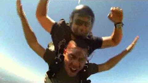 First Skydiving Jump - Main Parachute Fail