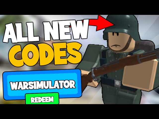 ALL WAR SIMULATOR CODES! (January 2023)  ROBLOX Codes *SECRET/WORKING* 