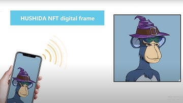 HUSHIDA wall mounted NFT digital frame